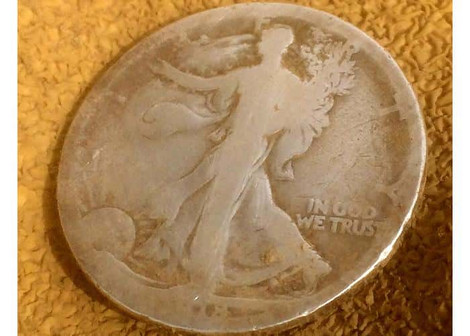 Found a 1918 Walking Liberty Half